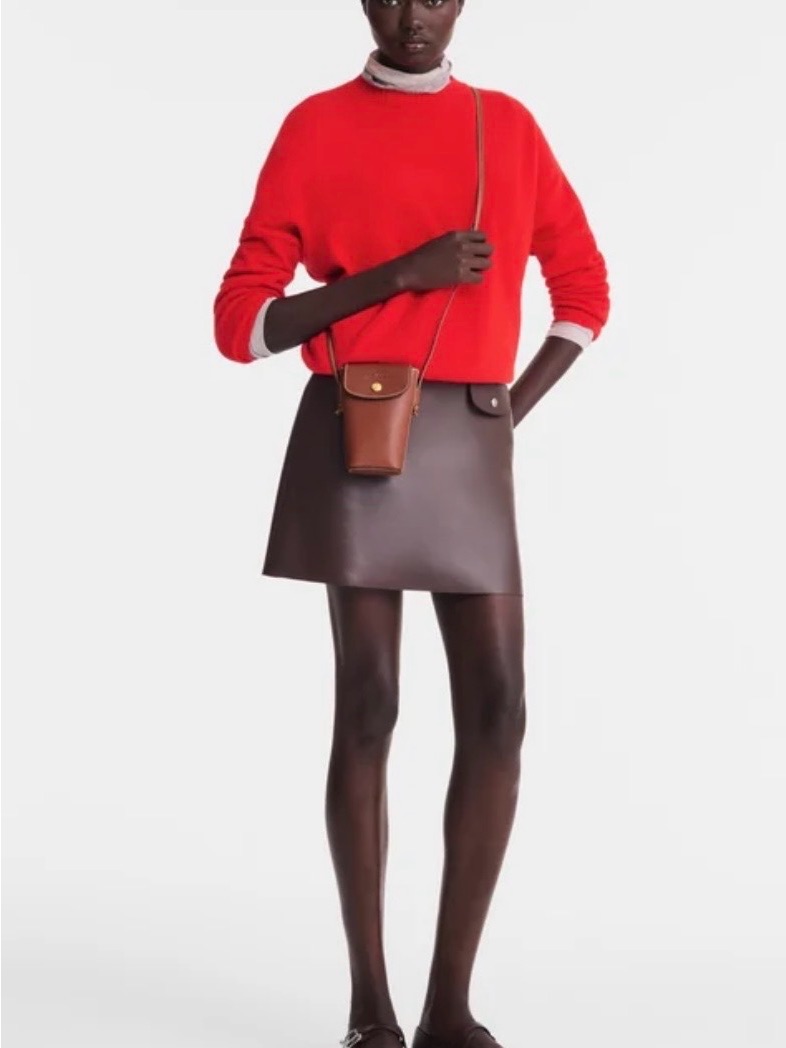 Longchamp Epure Phone Case With Leather Lace